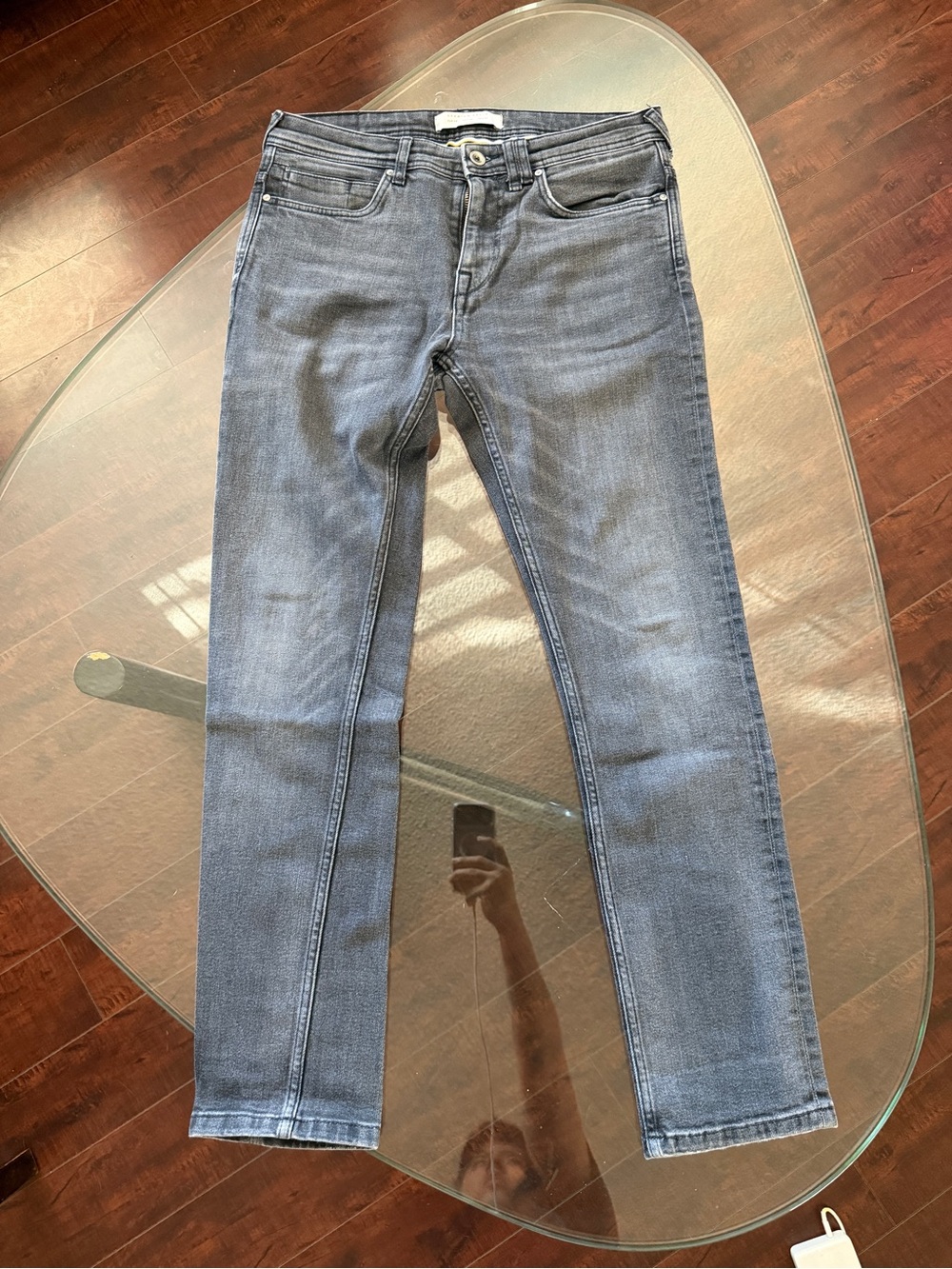 Zara Man’s Skinny Jeans - Faded Blue Wash